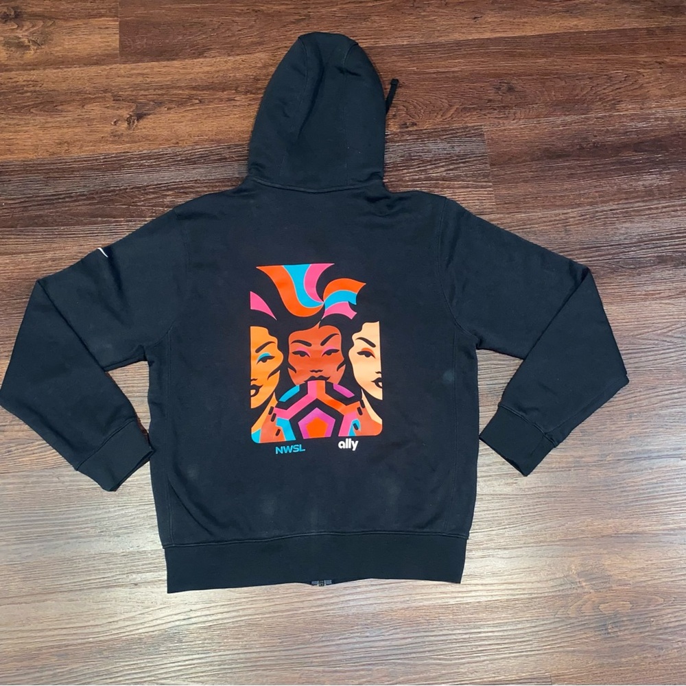 Nike NWSL Ally Hoodie by Jade Purple Brown